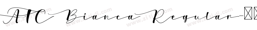 ATC Bianca Regular字体转换